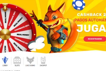 CrazyFox Casino 20% Cashback & Pagos Automaticos