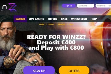 Winzz Casino 400 EUR Bono de bienvenida & tiradas gratis