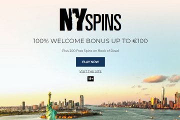 Nyspins Casino 200 giros gratis & 100 EUR Bonus