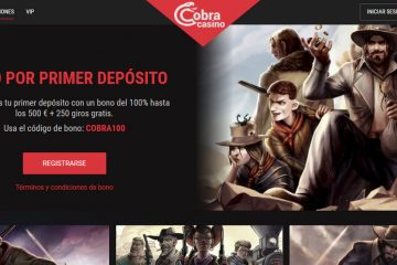 CobraCasino 250 giros gratis & 500 EUR Codigo de Bono