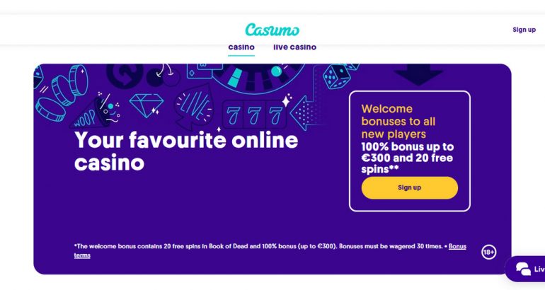 Casumo casino 80 free spins