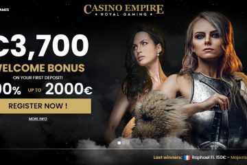 CasinoEmpire 200% up to 2000 EUR Bono de bienvenida