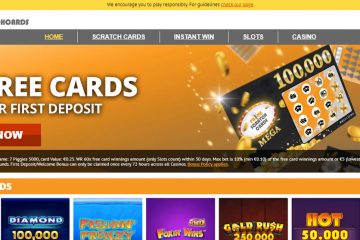 Primescratchcards Exclusivo Bonus 40 free scratchcards