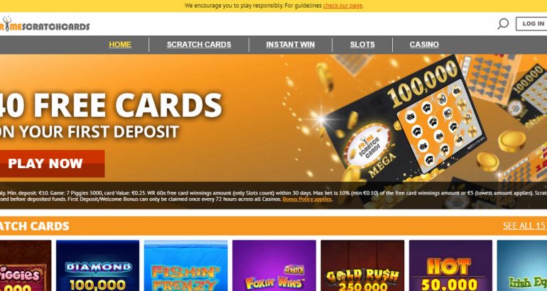 Primescratchcards promo code casino bonus free gratis