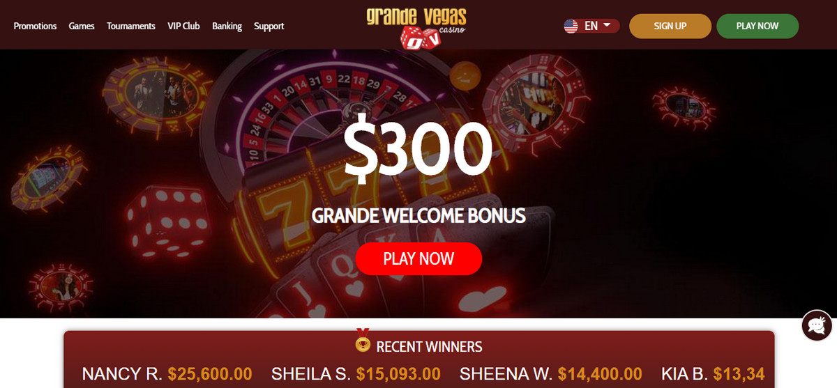 Grande vegas casino no deposit bonus codes 2016 roblox