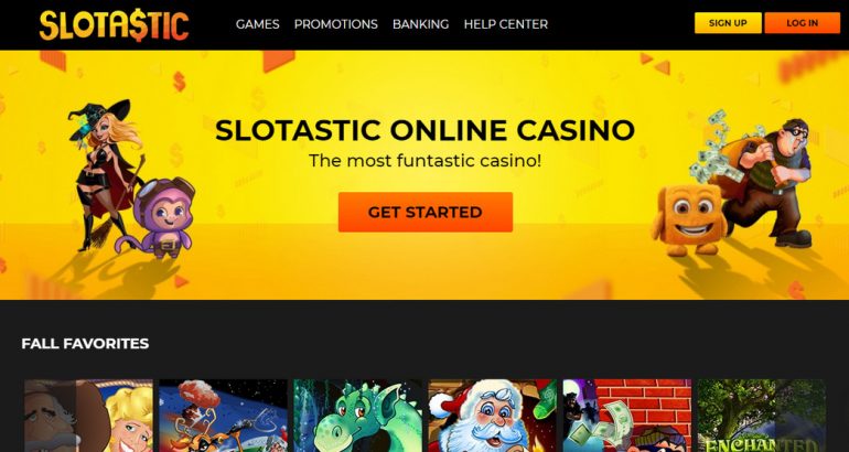 Slotastic Casino Lobby
