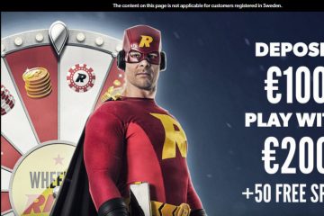 Rizk Casino 50 giros gratis & 200 EUR Bonus