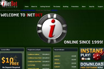 Inetbet Casino 10 USD Código promocional para nuevos jugadores