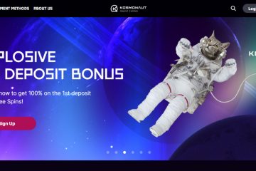 KosmonautCasino 150 giros gratis & up to 550 EUR Bonuses
