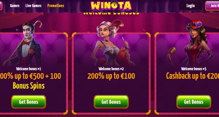 Winota casino no deposit bonus spins gratis