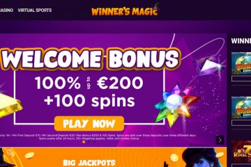 Winnersmagic Casino 100 giros & 200 EUR Bono de bienvenida