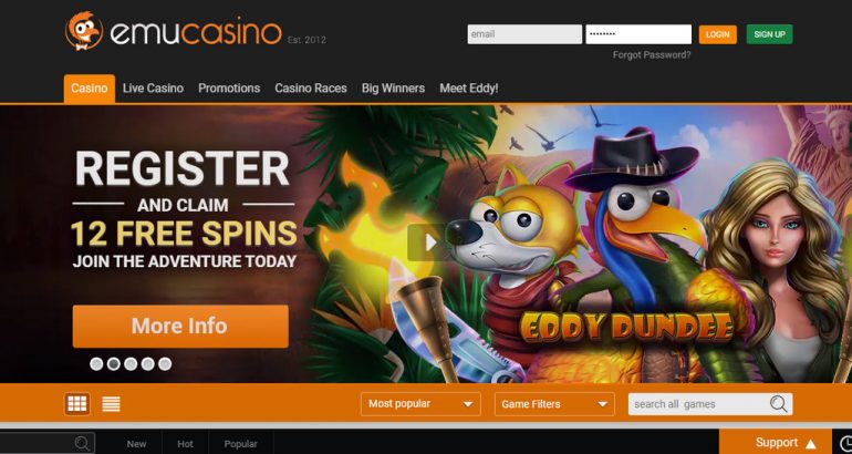 Emucasino no deposit bonus code free gratis