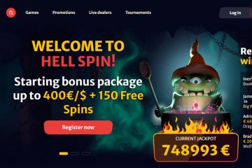 HellSpin 150 Tiradas gratis & 400 EUR Bonus