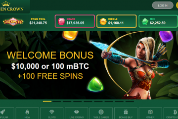 GoldenCrownCasino 100 giros gratis + 10 000 EUR bonus