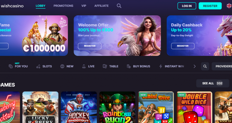 Wishcasino no deposit bonus code gratis